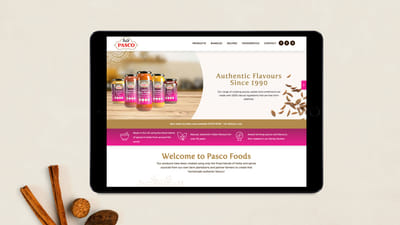 Pasco Foods eCommerce Website Design - Webseitengestaltung