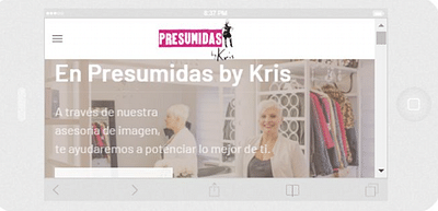 Web Design Presumidas by Kris - Creación de Sitios Web