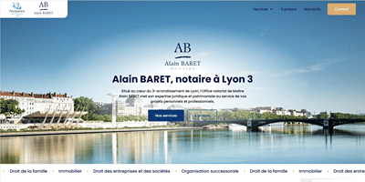 Création de site internet - Alain BARET - SEO
