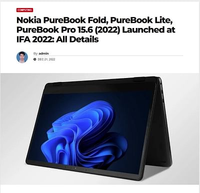 Nokia Fold 2022 - Lancement IFA BERLIN - 3D