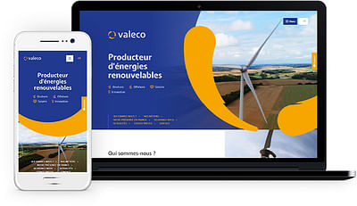 Valeco - site vitrine - Webseitengestaltung