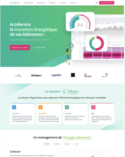 Identité graphique et refonte de Citron.io - Création de site internet