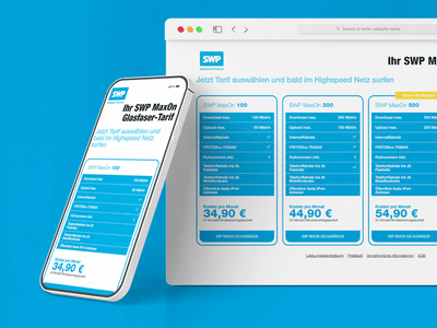 Digitaler Bestellprozess für Glasfaser-Produkte - Webanwendung