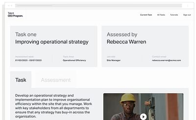 First Quantum: Intuitive Top Talent Platform - Ergonomy (UX/UI)
