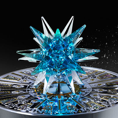 Swarovski®-Kristall  mit tausenden Facetten.