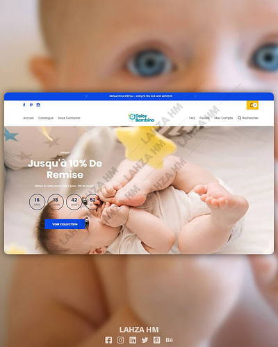 Boutique E-commerce Pour Produits Des Bébés - Création de site internet