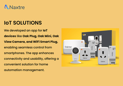 Oakter – Control Your Home, Anywhere, Anytime - Application web