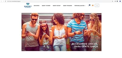 E-commerce: wsmarttechnology.es - Branding y posicionamiento de marca