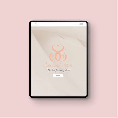 Webseite Second Skin - Création de site internet