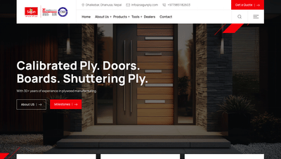 Website Design For Sagun Ply - Webseitengestaltung