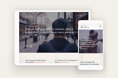 Les Avants-Coureur - Site Web - Creazione di siti web