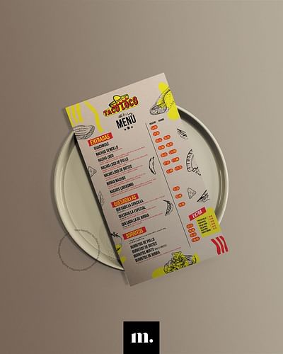 Taco Loco | Menu Design - Diseño Gráfico
