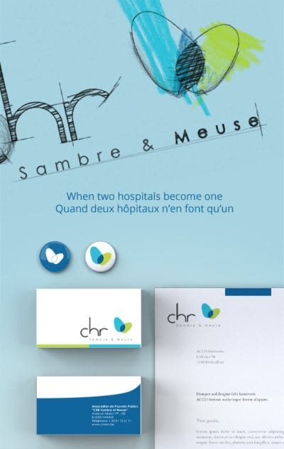 Graphic charter for CHR - Ontwerp