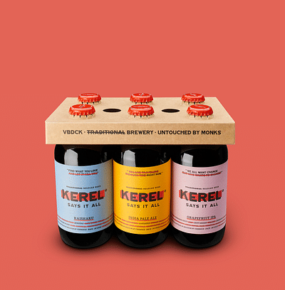 Kerel: The beer that says it all. - 3D