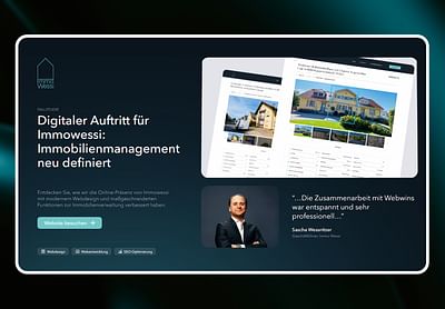 Digitaler Auftritt für ImmoWessi: Neu definiert - Webseitengestaltung