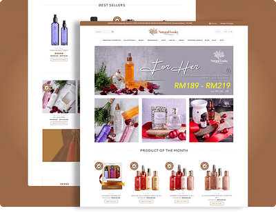 Natural Looks | E-Commerce Website Development - E-commerce
