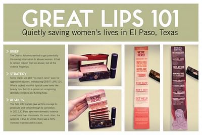 GREAT LIPS 101 - Advertising