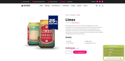 Website en webshop in 1 - Maximus Brouwerij - SEO