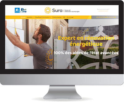 Refonte du site internet Sura - Creazione di siti web