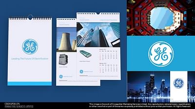 GE Industrial Calendar Design - Image de marque & branding
