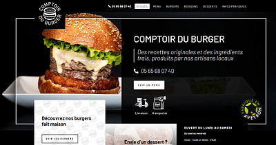 Le Comptoir du Burger - Estrategia digital