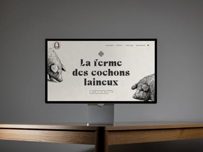 La ferme des cochons laineux - Site internet E-commerce - Creación de Sitios Web