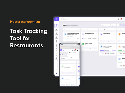 Task Tracking Tool for Restaurants - Ergonomy (UX/UI)
