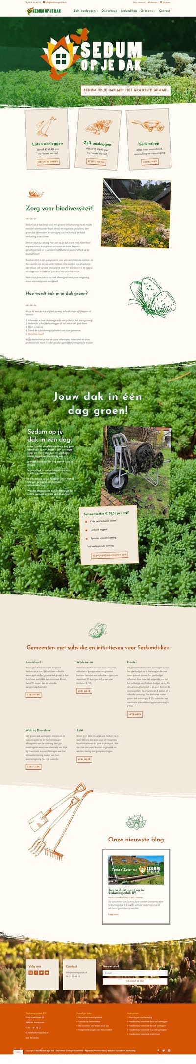 Sedumopjedak.nl - Website Creatie