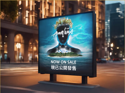 Cirque Du Soleil | Graphic Design, Online/Outdoor Advertising - Graphic Design