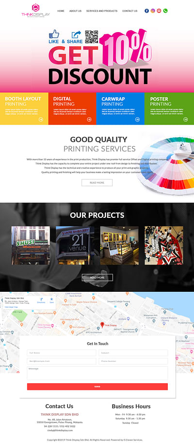 Our Works - Création de site internet