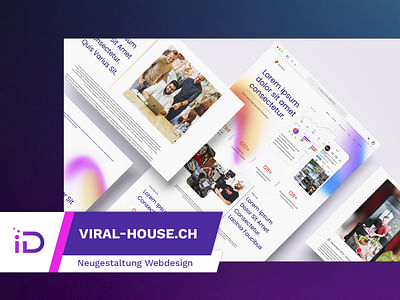 viral-house.ch: Neugestaltung Webdesign - Creación de Sitios Web
