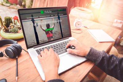 Fit & Go | Diseño web con sistema de reservas - Diseño Gráfico