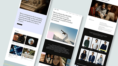 Refonte de site - Studio de design sonore Chut! - Stratégie digitale