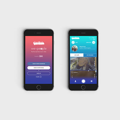Hi5 for Planet Funk - Application mobile