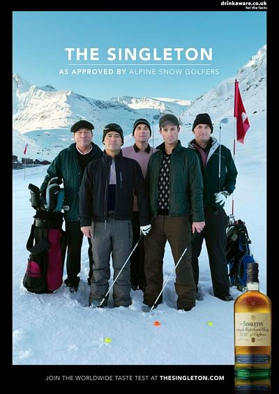 Alpine Snow Golfers - Publicidad
