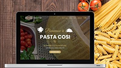 Pasta Cosi Restaurant Website - Webseitengestaltung