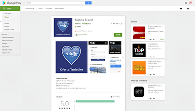 Matias Travel Design & Application - Website Creation
