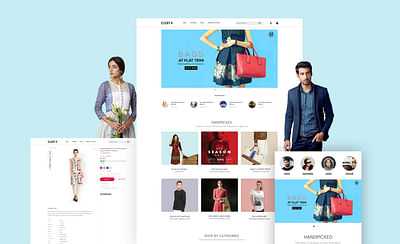 Clicky - Online fashion platform - Ergonomy (UX/UI)