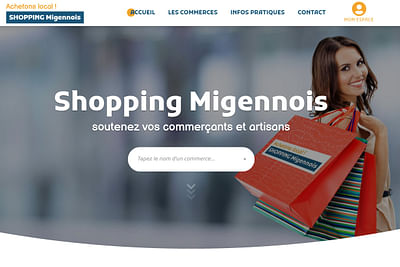 shoppingmigennois.fr - Website Creation