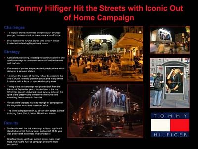 TOMMY HILFIGER HITS THE STREET  - Publicidad