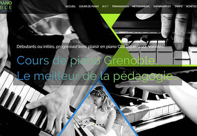 Cours de piano Grenoble - E-commerce