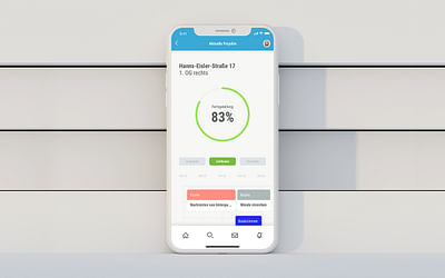Bauverein – App für strukturierte Arbeitsabläufe - Ergonomie (UX/UI)