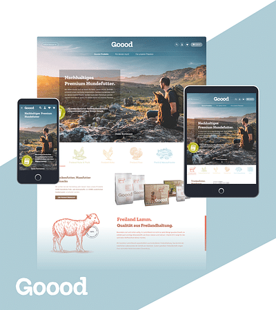 Shop Relaunch für Goood - Webseitengestaltung
