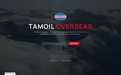 Tamoil Overseas - Création de site internet