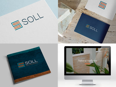 Transforming The Natural Stone Warehouse into SOLL - Graphic Design