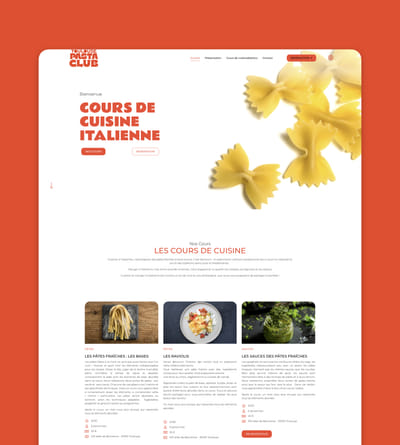 Web | Toulouse Pasta Club - Creación de Sitios Web