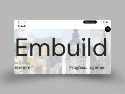 OPC Embuild Hainaut – Création du site internet - Création de site internet