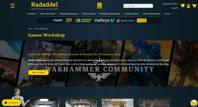 Neuer Onlineshop für Radaddel - Grafikdesign