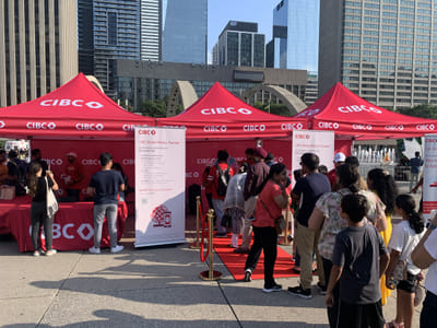 CIBC: ACTIVATIONS AT EVENTS, RETAIL STORES, BANK BRANCHES, FARMS - Marketing