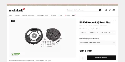 Custom E-Commerce: Mobiler Onlineshop für 13 Länder - E-Commerce